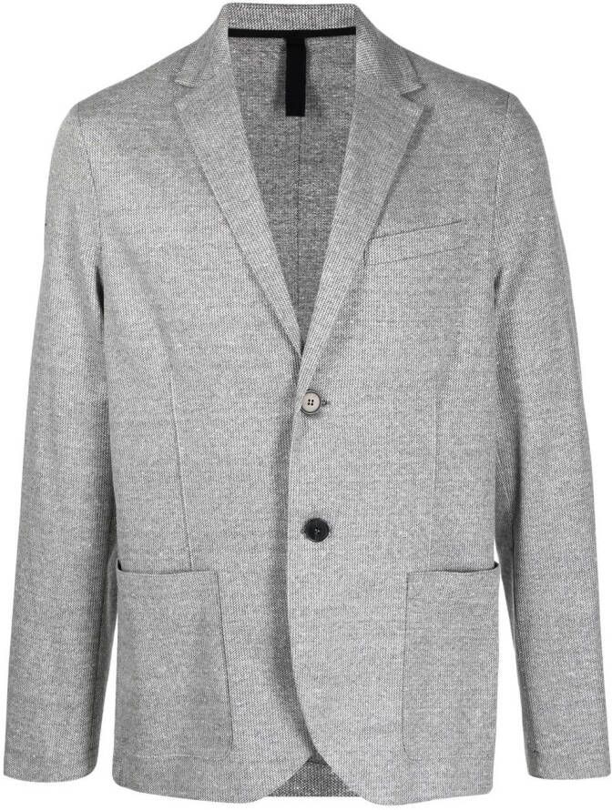 Harris Wharf London Blazer met enkele rij knopen Grijs