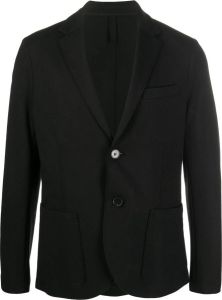 Harris Wharf London Blazer met enkele rij knopen Zwart