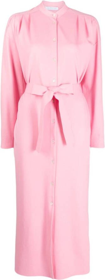 Harris Wharf London Button-up blousejurk Roze