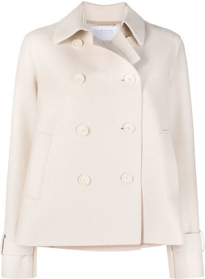 Harris Wharf London Jack met dubbele rij knopen Beige
