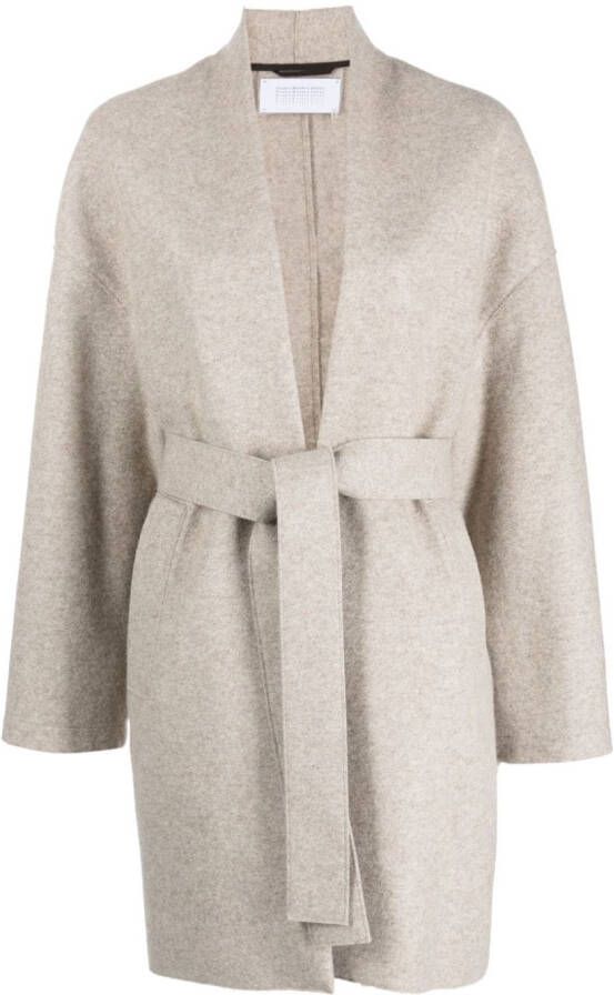 Harris Wharf London Kasjmier jas Beige