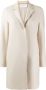 Harris Wharf London Mantel met enkele rij knopen Beige - Thumbnail 1