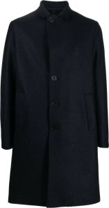 Harris Wharf London single-breasted button coat Blauw
