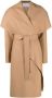 Harris Wharf London Wikkelmantel met ceintuur Beige - Thumbnail 1