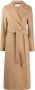 Harris Wharf London Wollen jas Beige - Thumbnail 1