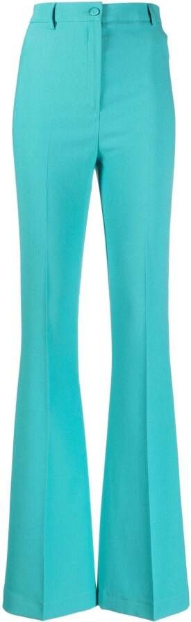 Hebe Studio High waist broek Blauw