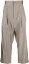 Hed Mayner Cropped plooibroek Beige - Thumbnail 1