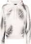 HELIOT EMIL Hoodie met abstracte print Bruin - Thumbnail 1