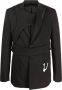 HELIOT EMIL Blazer met enkele rij knopen Bruin - Thumbnail 1