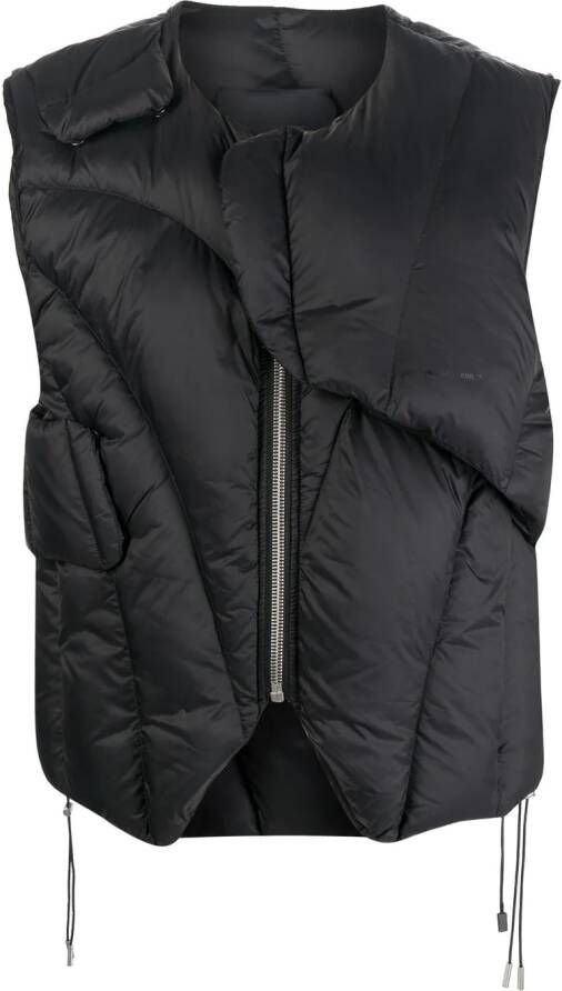 HELIOT EMIL Bodywarmer met logoprint Zwart