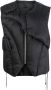 HELIOT EMIL Bodywarmer met logoprint Zwart - Thumbnail 1