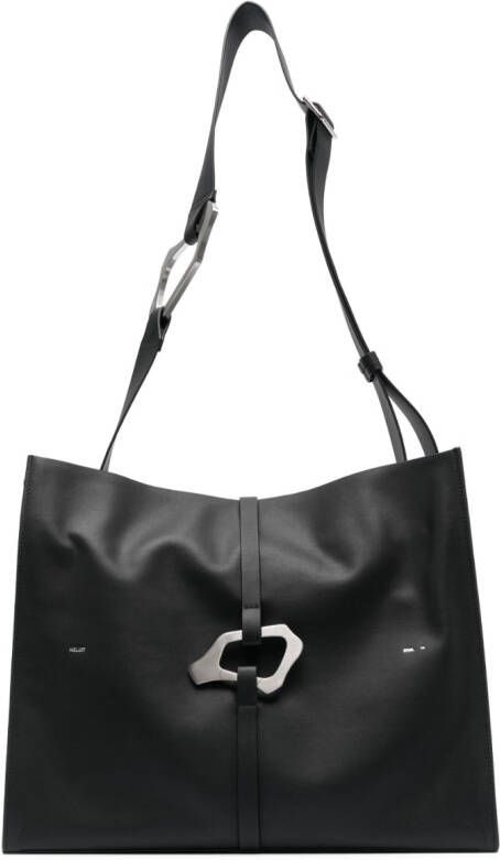 HELIOT EMIL Leren shopper Zwart