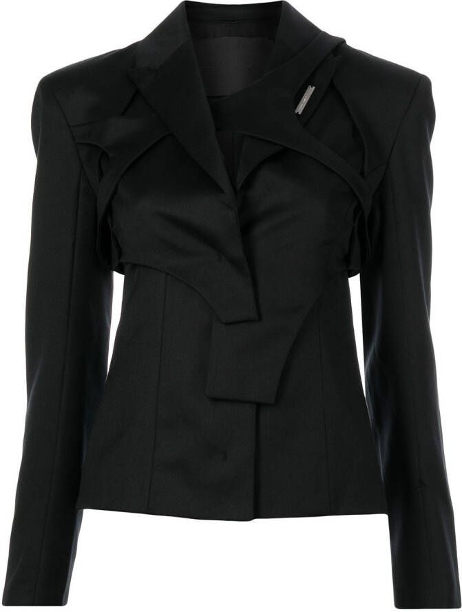 HELIOT EMIL Gelaagde blazer Zwart