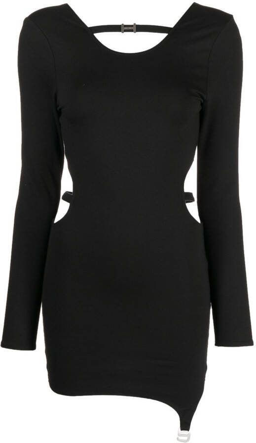 HELIOT EMIL Mini-jurk met logo Zwart