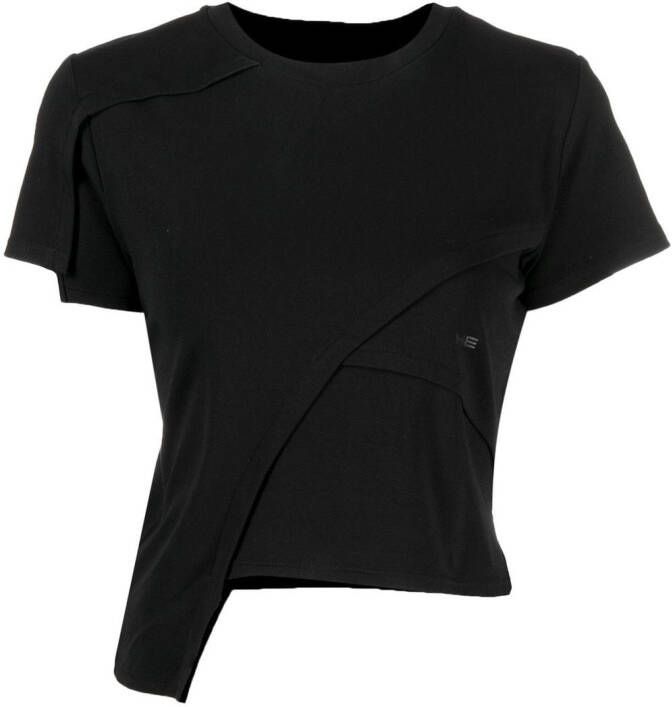 HELIOT EMIL T-shirt met logoprint Zwart