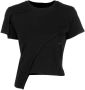 HELIOT EMIL T-shirt met logoprint Zwart - Thumbnail 1