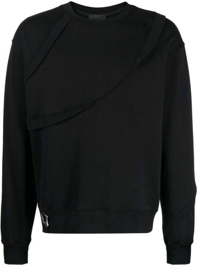 HELIOT EMIL Sweater met ronde hals Zwart