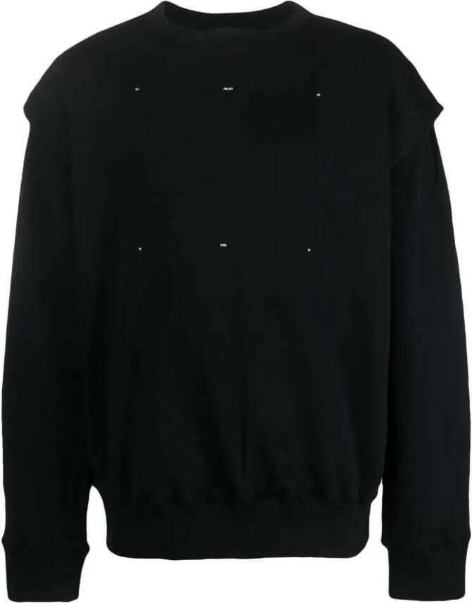 HELIOT EMIL Katoenen sweater Zwart
