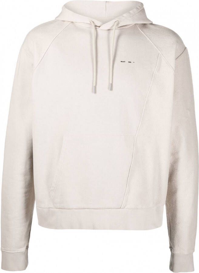 HELIOT EMIL Hoodie met vlakken Beige