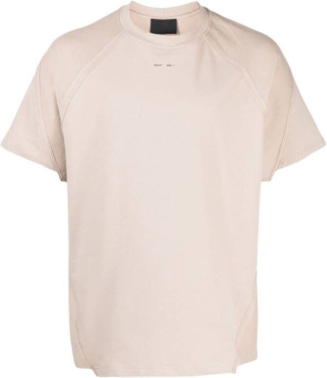 HELIOT EMIL T-shirt met ronde hals Beige