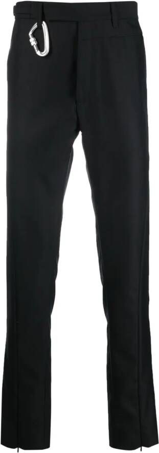 HELIOT EMIL Straight chino Zwart