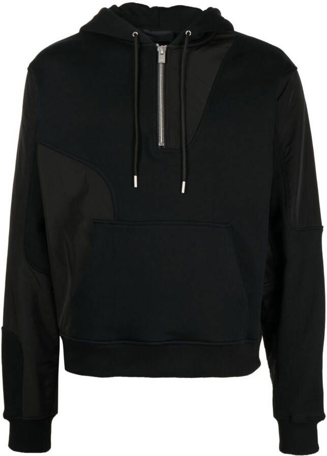 HELIOT EMIL Sweater met halve rits Zwart