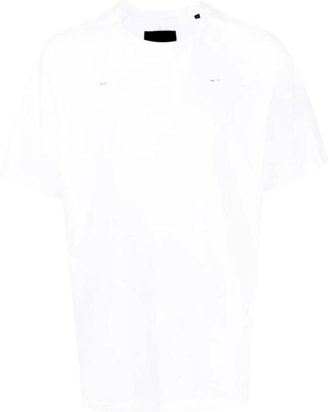 HELIOT EMIL T-shirt met logoprint Wit