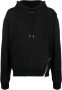 HELIOT EMIL Hoodie met rits Zwart - Thumbnail 1