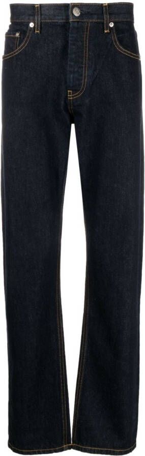 Helmut Lang Straight jeans Blauw