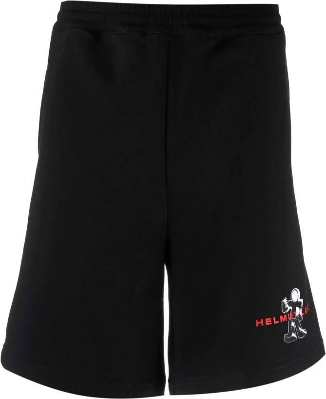 Helmut Lang Bermuda shorts Zwart
