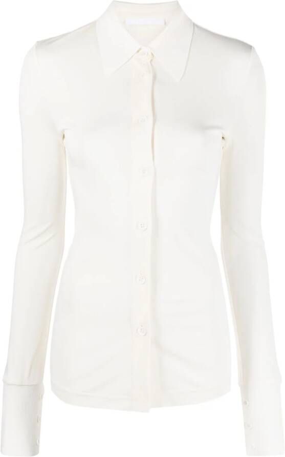 Helmut Lang Button-up blouse Beige