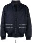 Helmut Lang Gewatteerd jack Blauw - Thumbnail 1
