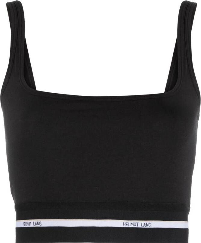 Helmut Lang Cropped top Zwart