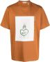 Helmut Lang T-shirt met logoprint Bruin - Thumbnail 1