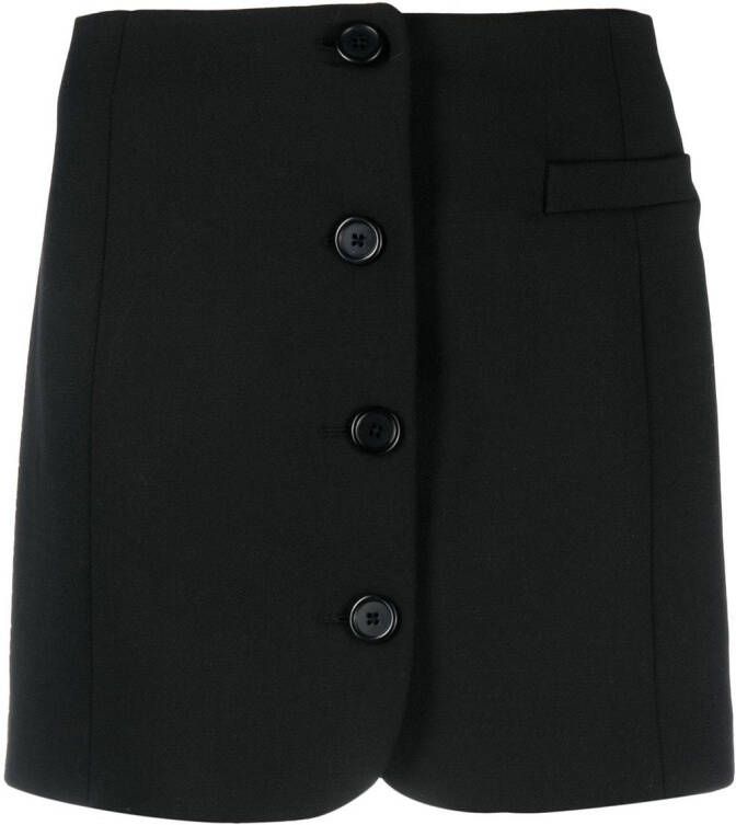 Helmut Lang Mini-rok met blazer Zwart