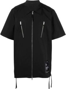 Helmut Lang Overhemd met korte mouwen Zwart