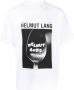 Helmut Lang T-shirt met print Wit - Thumbnail 1