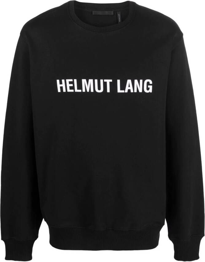 Helmut Lang Sweater met logo Zwart