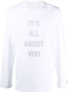 Helmut Lang T-shirt met lange mouwen Wit