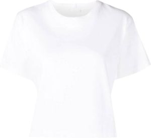 Helmut Lang T-shirt met logo-reliëf Wit