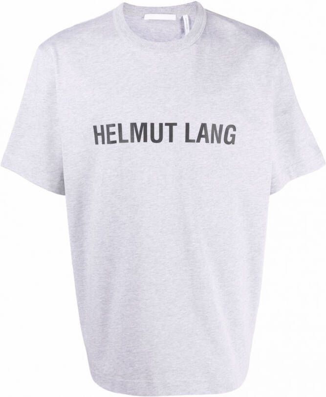 Helmut Lang T-shirt met logoprint Grijs
