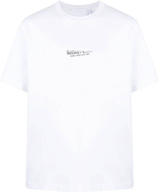 Helmut Lang T-shirt met logoprint Wit