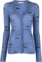 Helmut Lang Vest met logoprint Blauw - Thumbnail 1