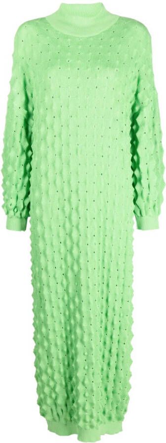 Henrik Vibskov Maxi-jurk met spikes Groen