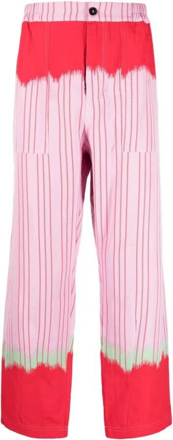 Henrik Vibskov Straight broek Rood