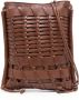 Hereu Trena interwoven leather bag Bruin - Thumbnail 1