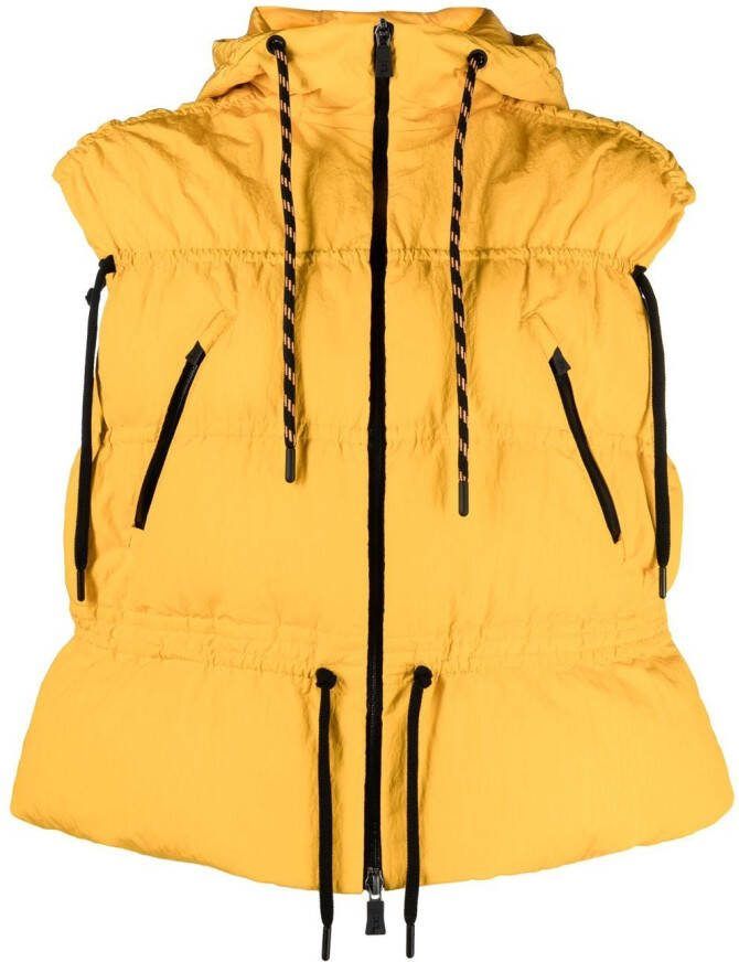 Herno Bodywarmer met capuchon Oranje