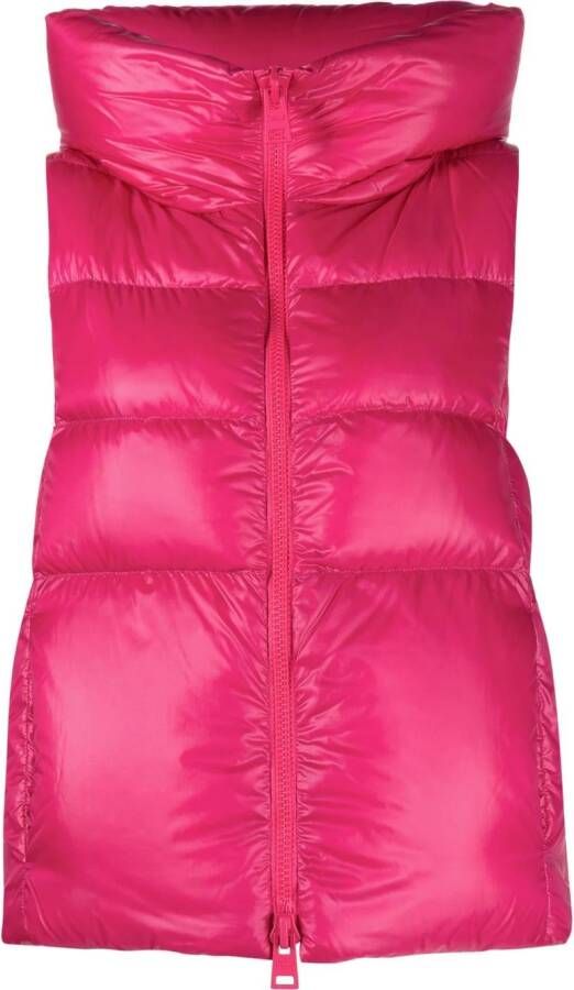 Herno Bodywarmer met capuchon Roze