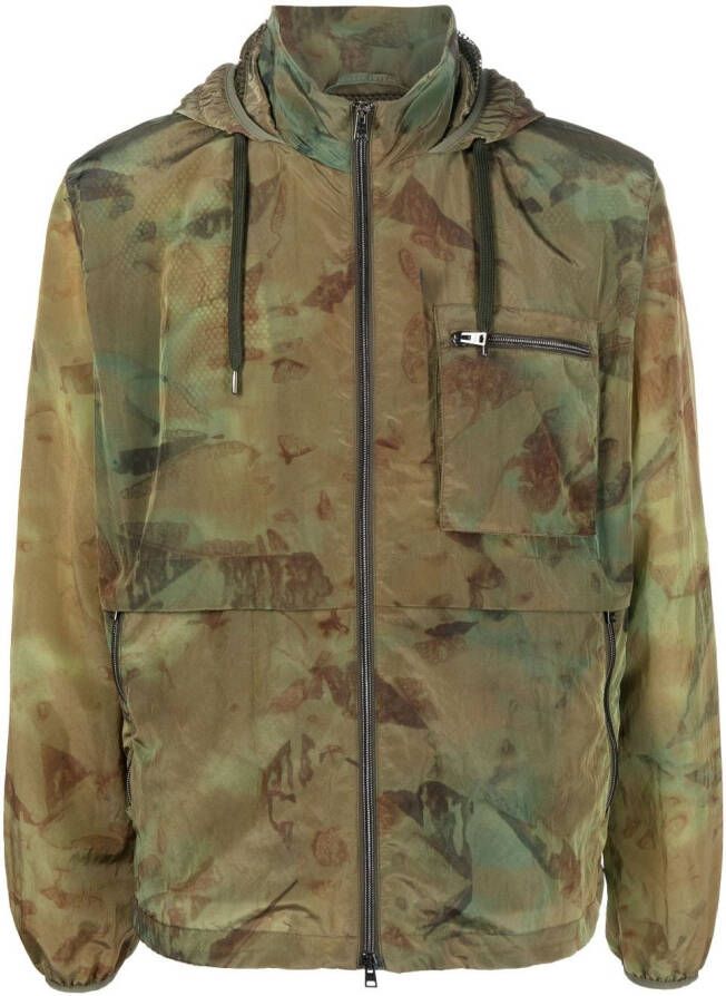 Herno Jack met camouflageprint Groen