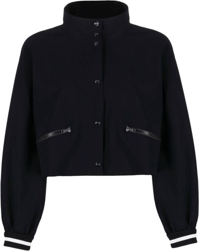 Herno Cropped bomberjack Zwart